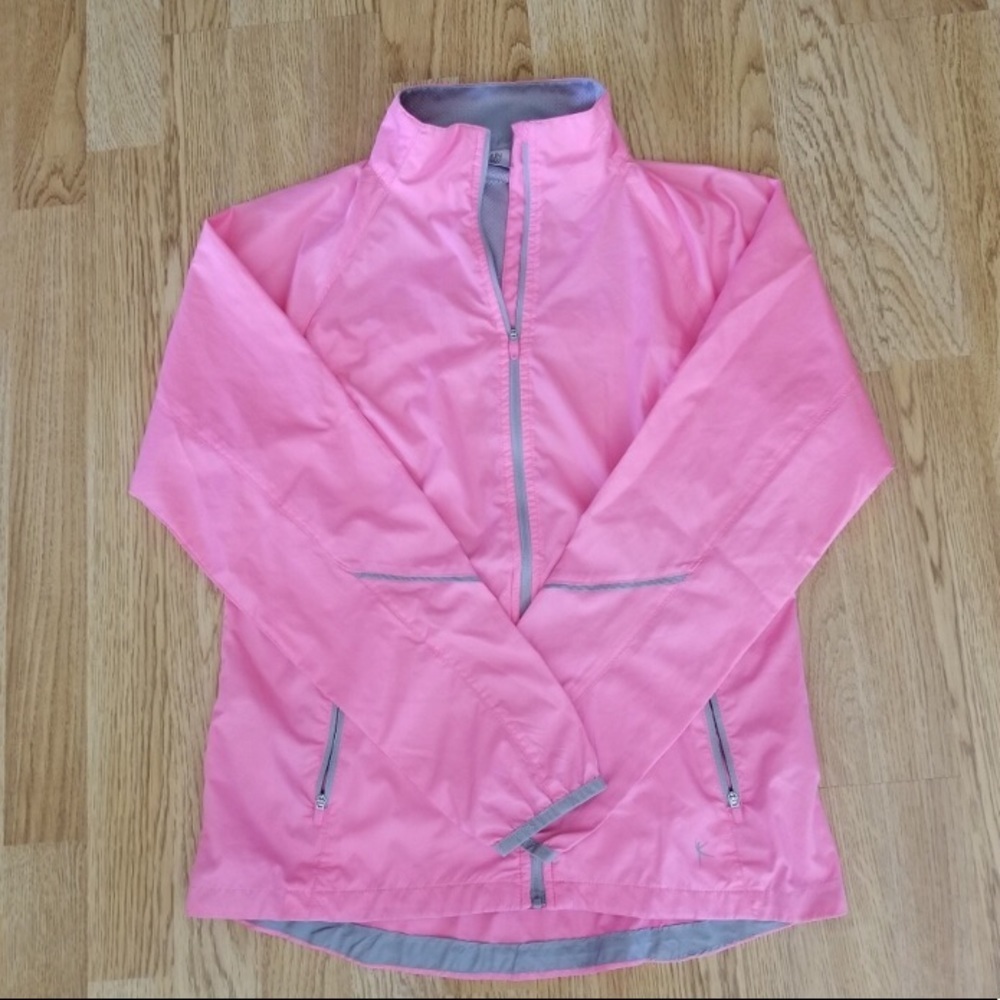Danskin now lightweight pink rain jacket
